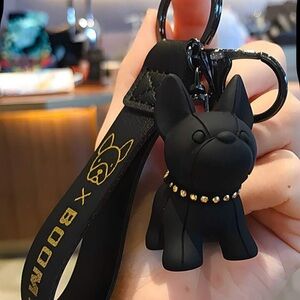 Adorable French Bulldog Keychain/ Bag Charm - Cute & Frenchie Bulldog NWT